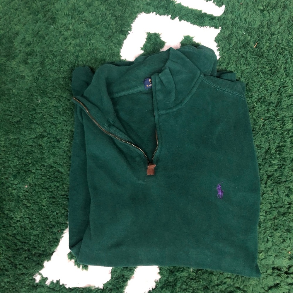 Men’s quarter zip polo jacket